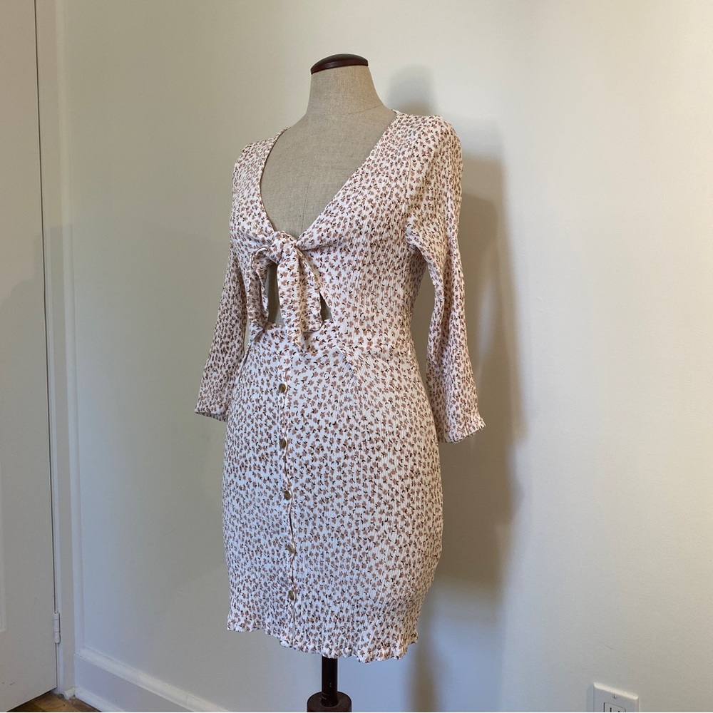 Faithfull the Brand tie front Trinidad dress - Picture 2 of 7